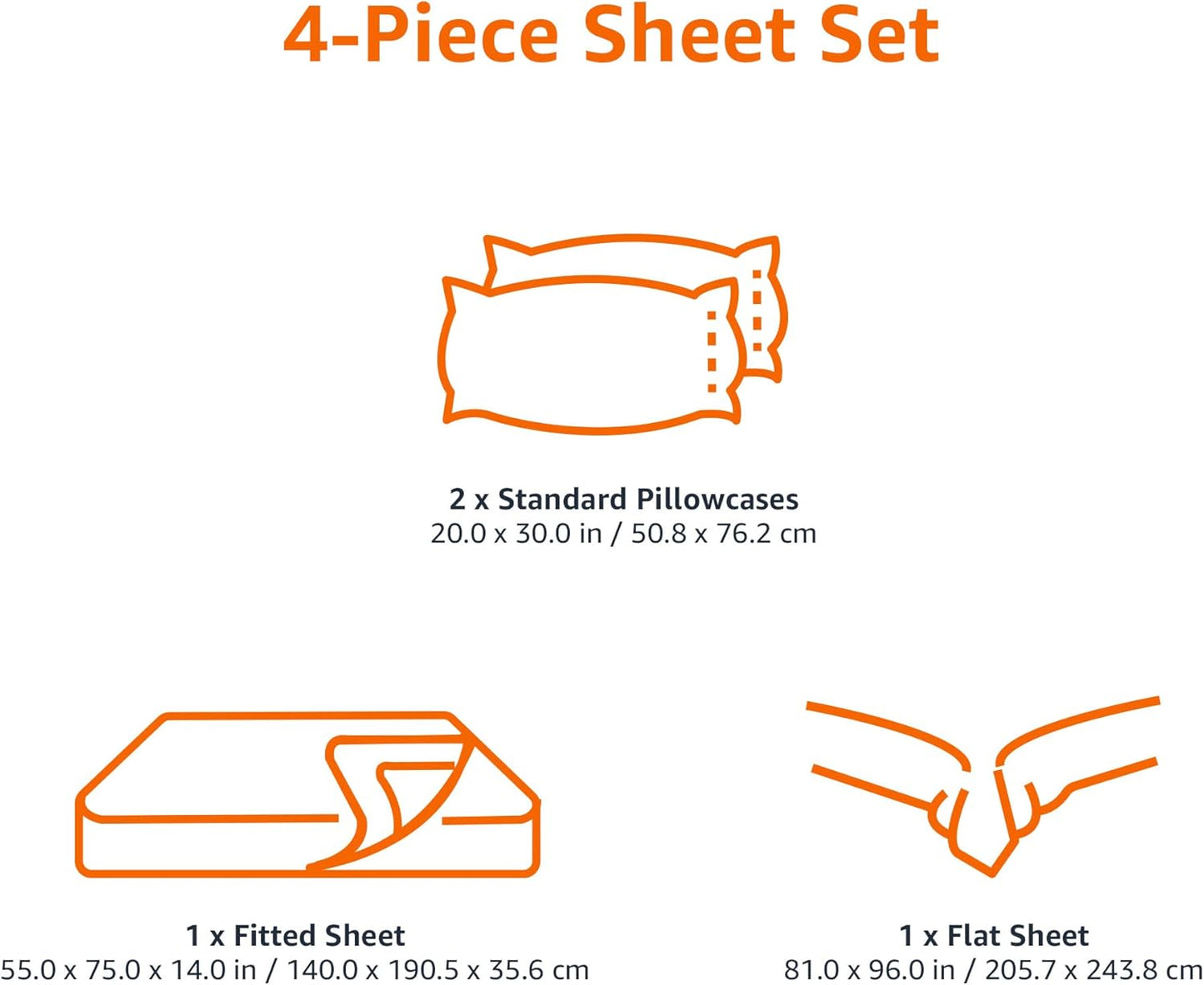 🛏️ 4-Piece Crosshatch Microfiber Sheet Set | Wrinkle Resistant Bedding 🪶