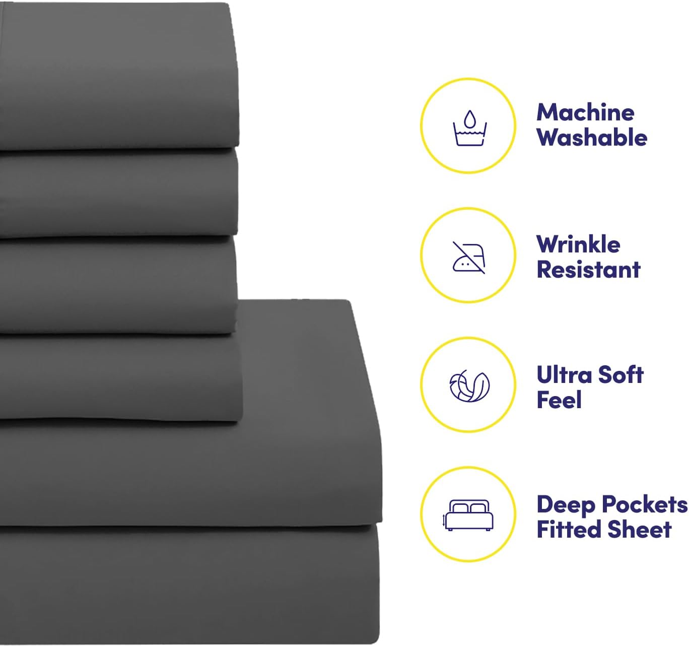 🛏️ All-Season 5-Piece Bedding Set | Ultra Soft Microfiber Comforter Set ✨