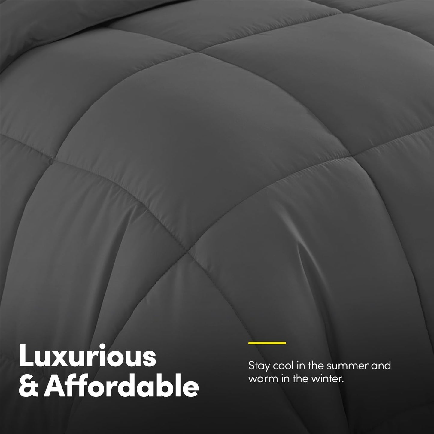 🛏️ All-Season 5-Piece Bedding Set | Ultra Soft Microfiber Comforter Set ✨