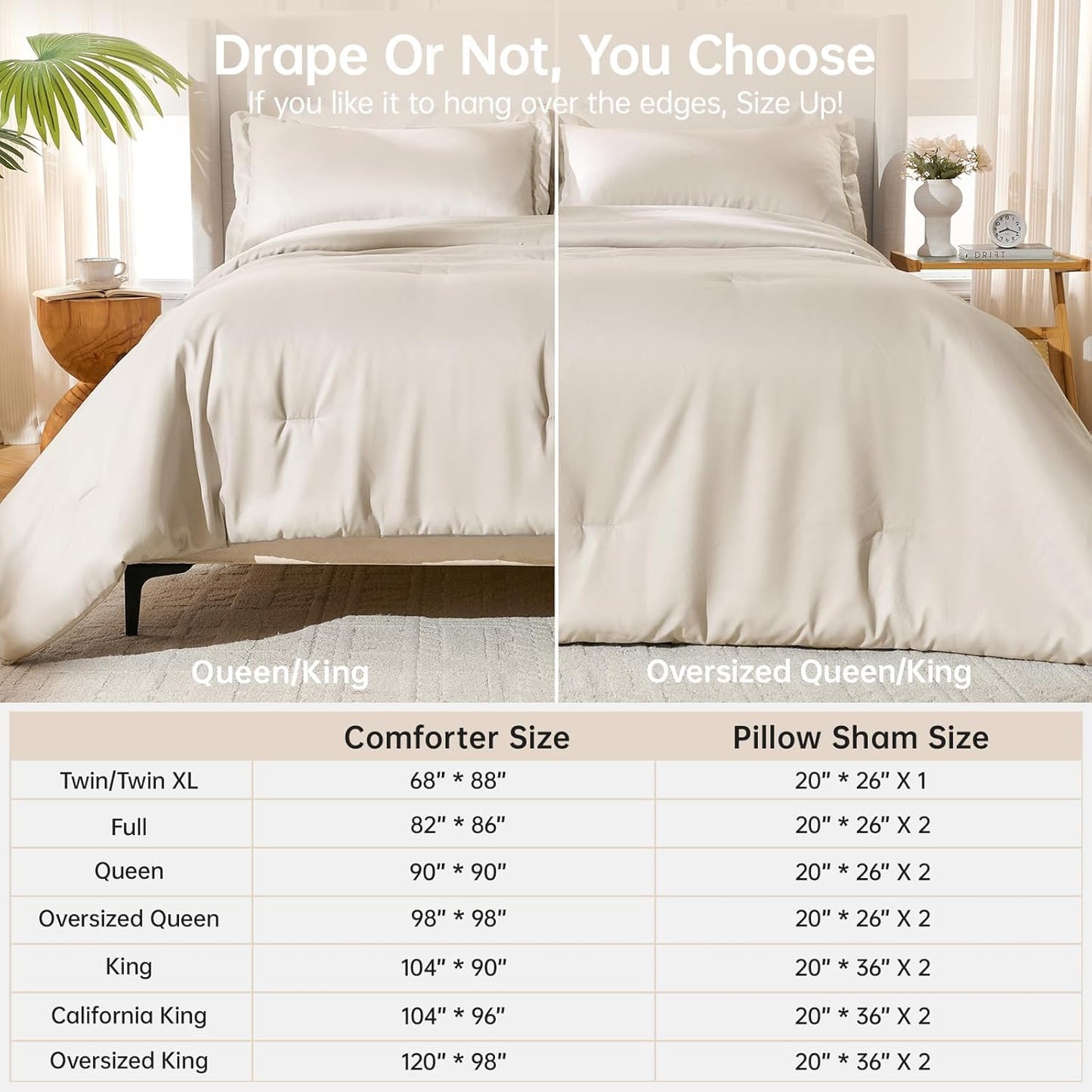 3-piece comforter set 🛌. Soft microfiber, anti-clumping design & easy to clean. Shop our special offer today!