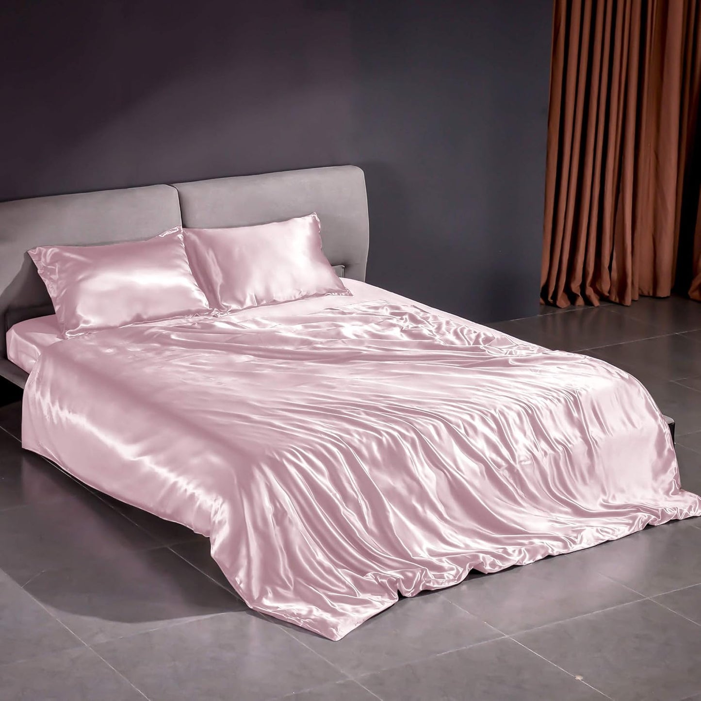 💎 Premium Silk Bedding Set | Luxurious Smooth Duvet & Sheet Ensemble