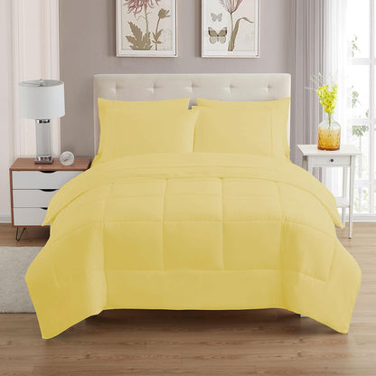 🛏️ All-Season 5-Piece Bedding Set | Ultra Soft Microfiber Comforter Set ✨