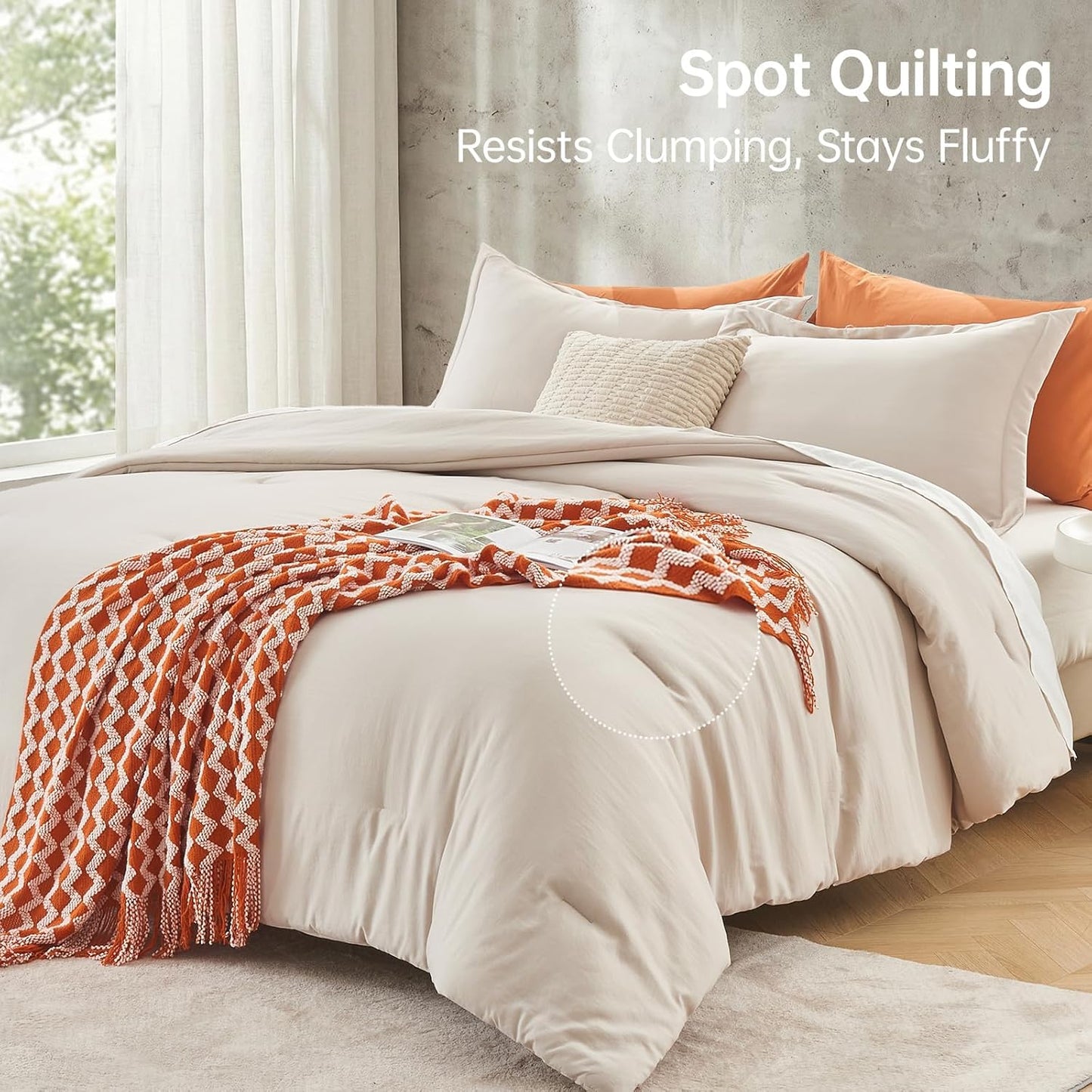 3-piece comforter set 🛌. Soft microfiber, anti-clumping design & easy to clean. Shop our special offer today!