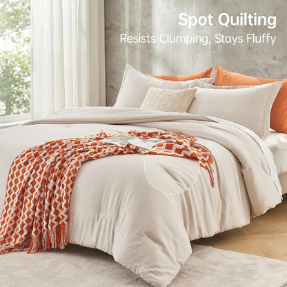 3-piece comforter set 🛌. Soft microfiber, anti-clumping design & easy to clean. Shop our special offer today!