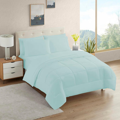 🛏️ All-Season 5-Piece Bedding Set | Ultra Soft Microfiber Comforter Set ✨