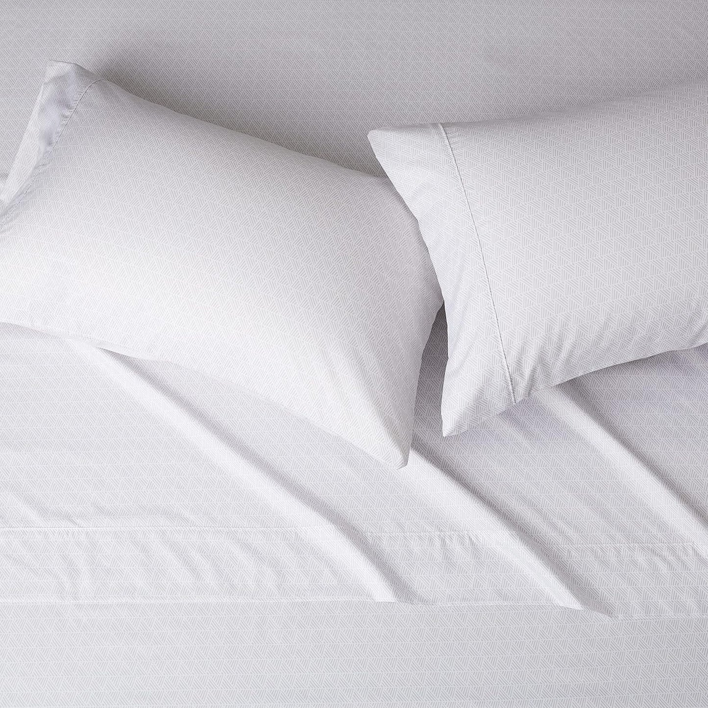 🛏️ 4-Piece Crosshatch Microfiber Sheet Set | Wrinkle Resistant Bedding 🪶